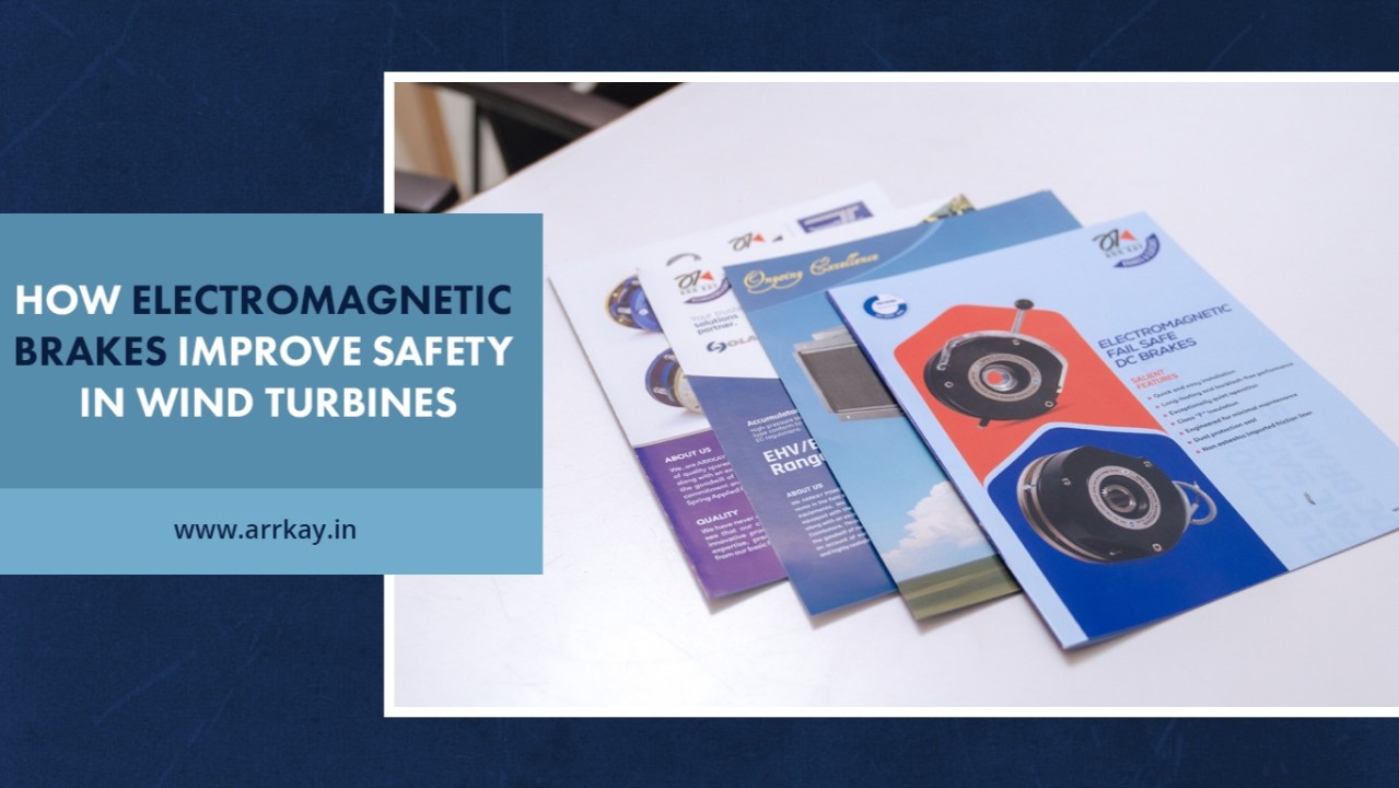 Brochure of Arrkay products providing information about fail-safe electromagnetic brakes